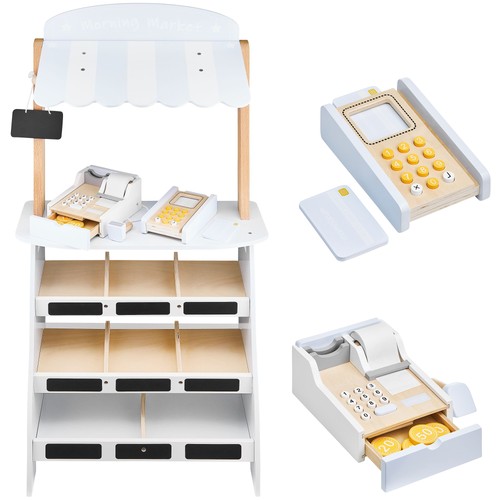 Supermarket wooden toy with - toy,