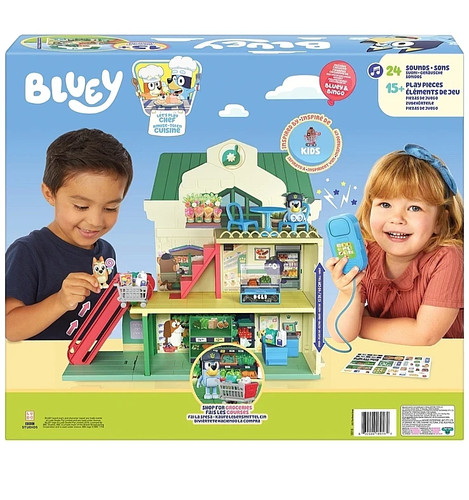 Bluey supermarket playset - supermarket, with