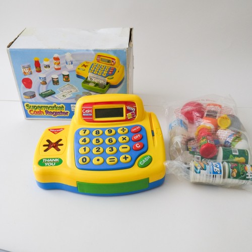 Toy supermarket cash register - toy,