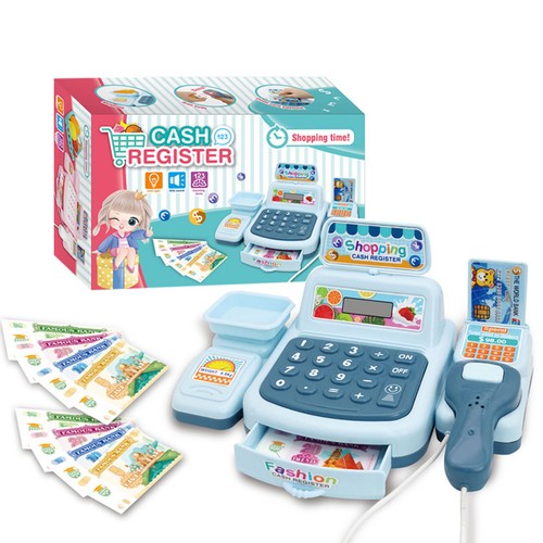 Cash register toy with - cash,