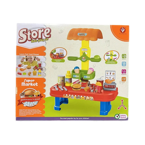 Supermarket role play set with - role,