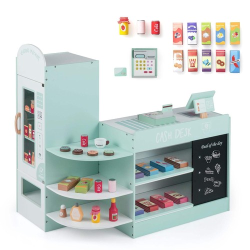 Wooden supermarket play - supermarket, toy