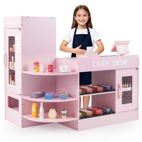 Costway wooden supermarket - costway,